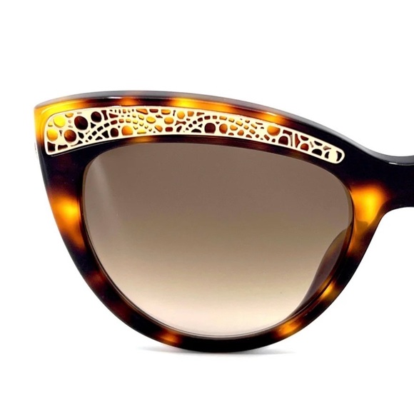 🆕New/Authentic Chopard Cat Eye Sunglasses (SCH258 0748) - Picture 4 of 12